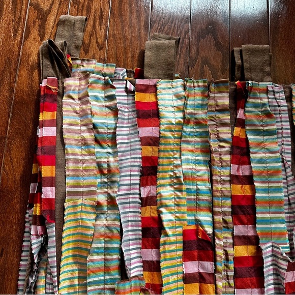 Pier 1 Imports Bohemian Patchwork Sari Tab Curtains 44x84 Qty 3 - Picture 1 of 8